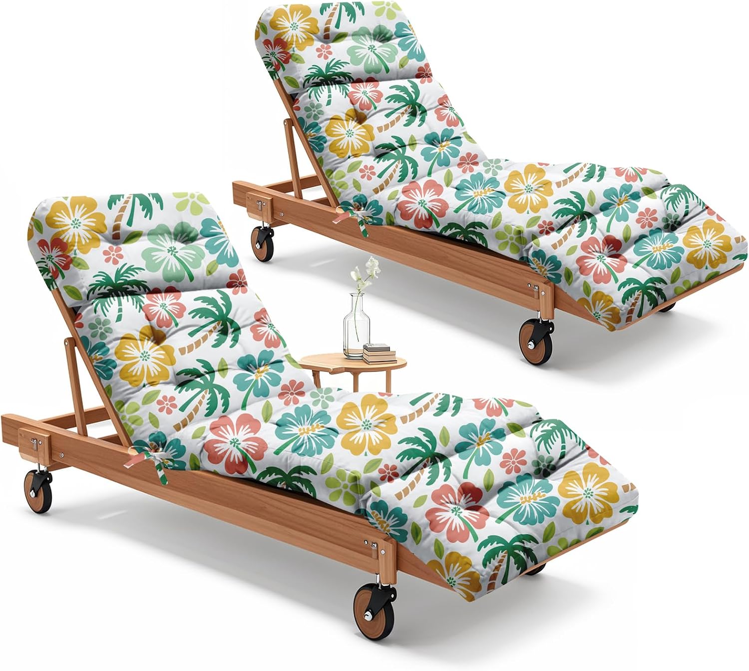 Outdoor Furniture Replacement Fabric - وسائد كرسي استرخاء خارجي مقاومة للماء،
