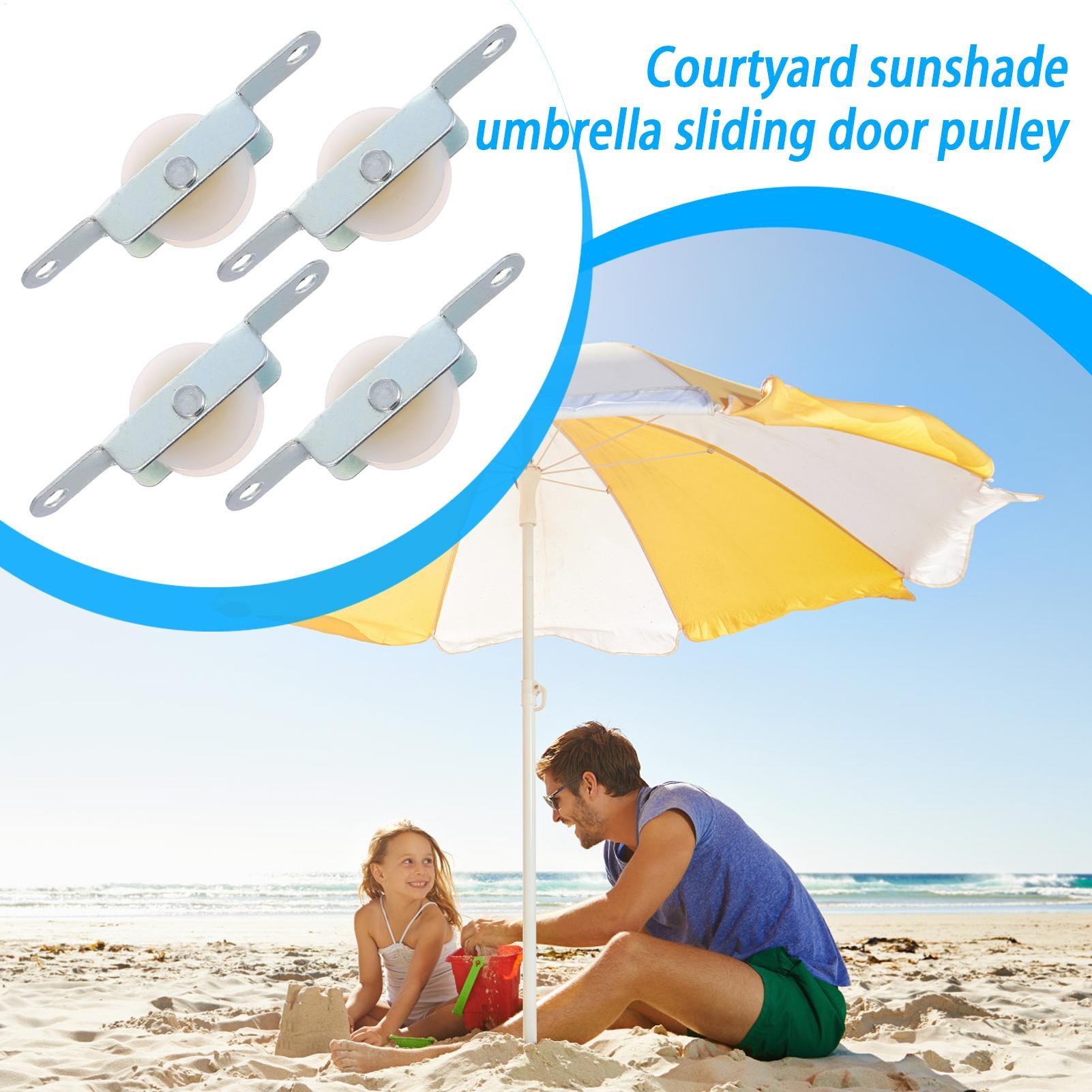 Outdoor Furniture Umbrella - 4 قطع من قطع غيار بكرات