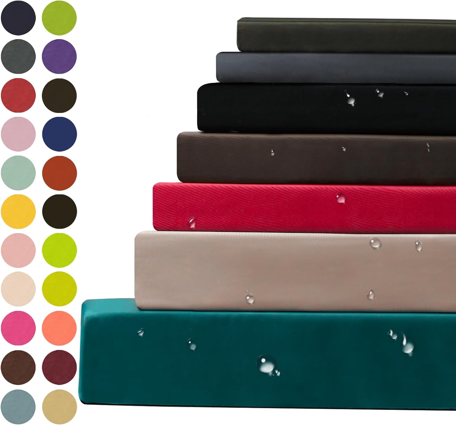 Outdoor Furniture Cushions 22 X 22 - وسائد مقاعد مخصصة مقاومة للماء، وسائد