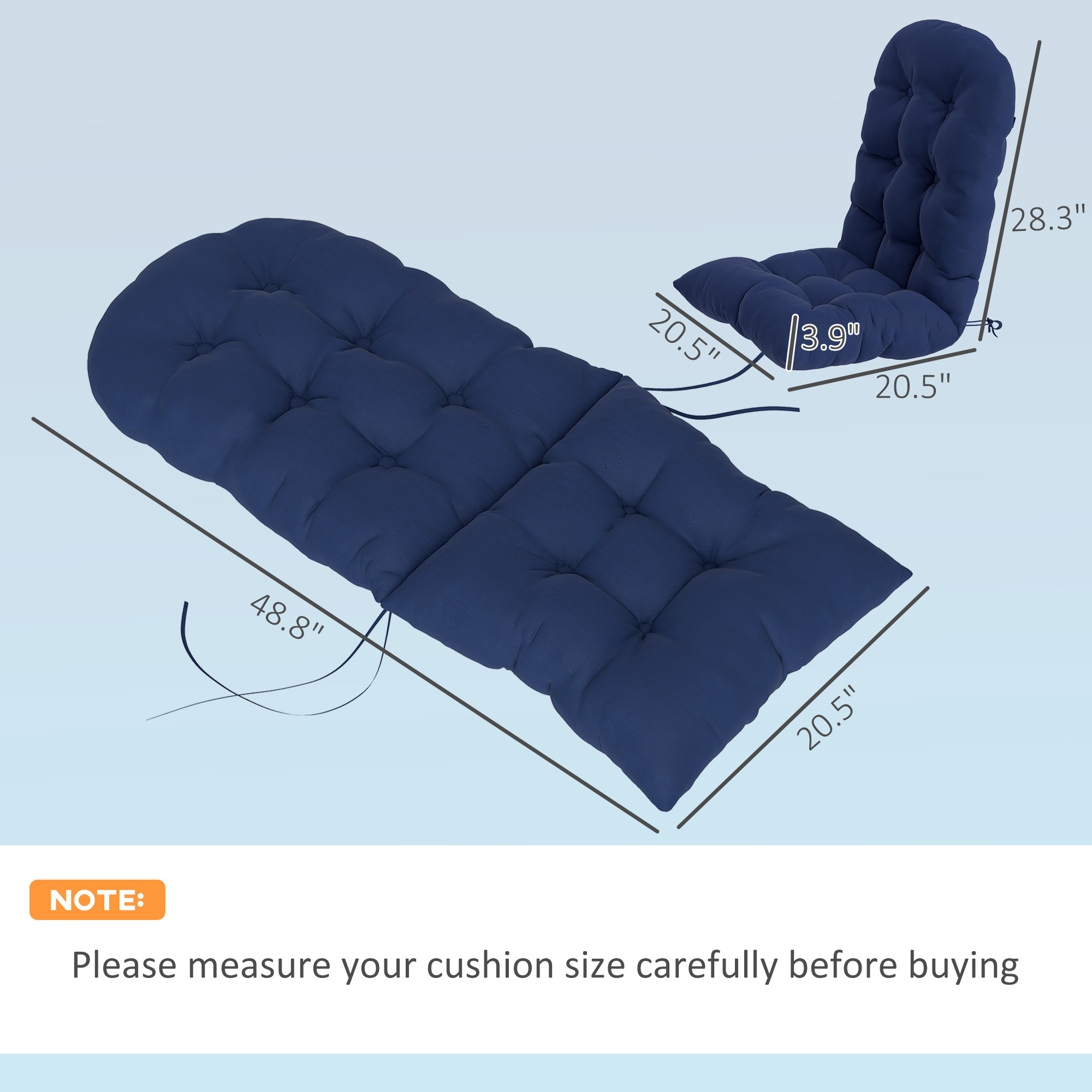 أوتسانى: وسادتان لكرسي أديروند - مراجعة Outdoor Furniture Cushions 22 X 22 وسعره