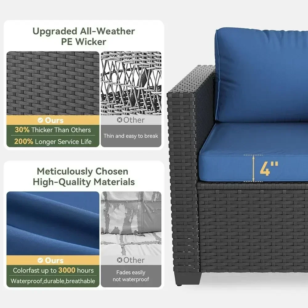 طقم أثاث خارجي لـ 6 أشخاص مع ط - مراجعة Outdoor Furniture Fire Pit Set وسعره