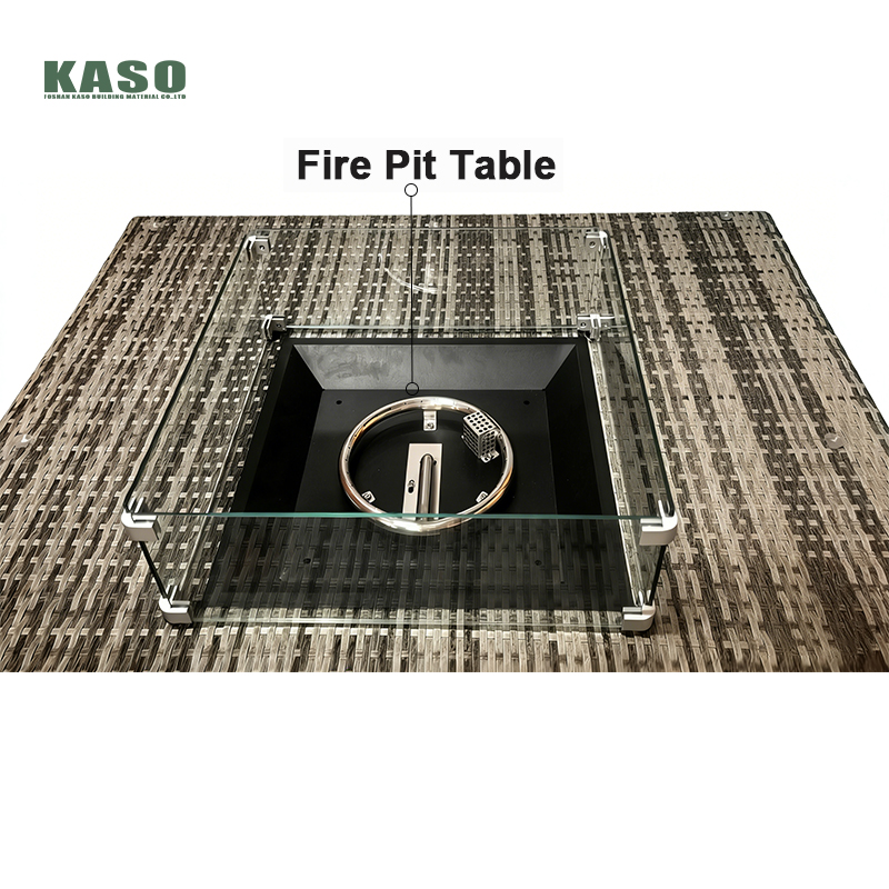 طقم أثاث فناء مع طاولة حفرة نا - مراجعة Outdoor Furniture Fire Pit Set وسعره