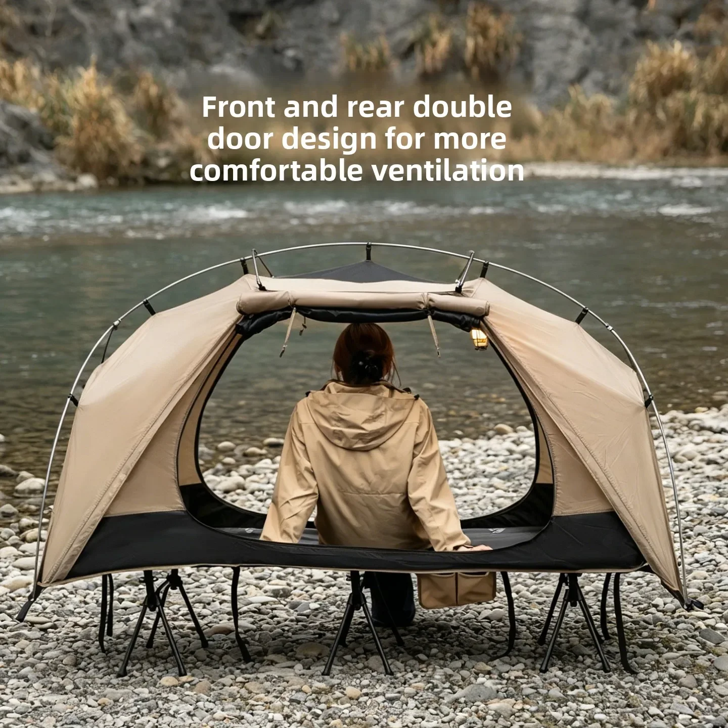 خيمة سرير للتخييم في الهواء ال - مراجعة Outdoor Furniture Arhaus وسعره