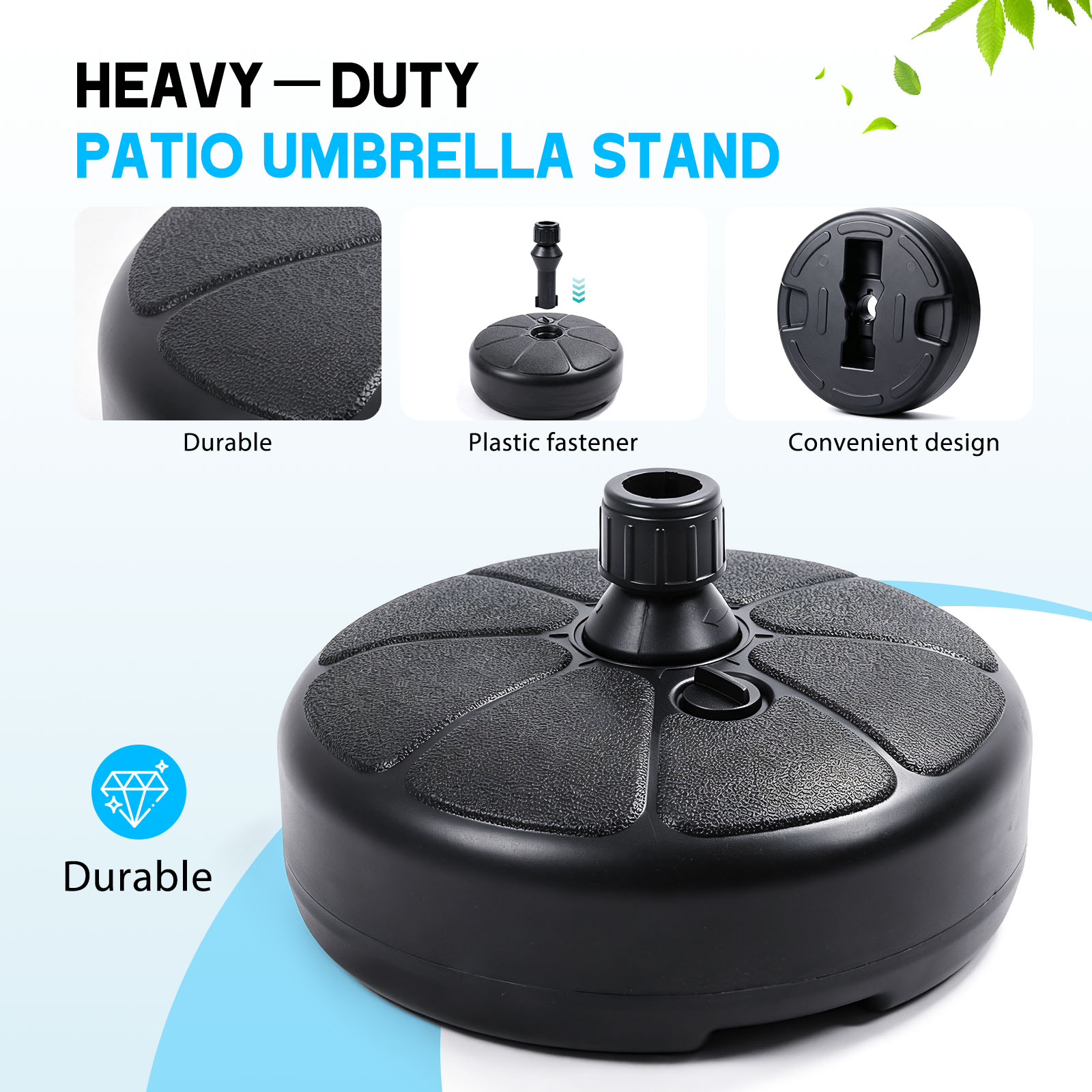 قاعدة مظلة قابلة للملء بالماء  - مراجعة Outdoor Furniture Umbrella وسعره