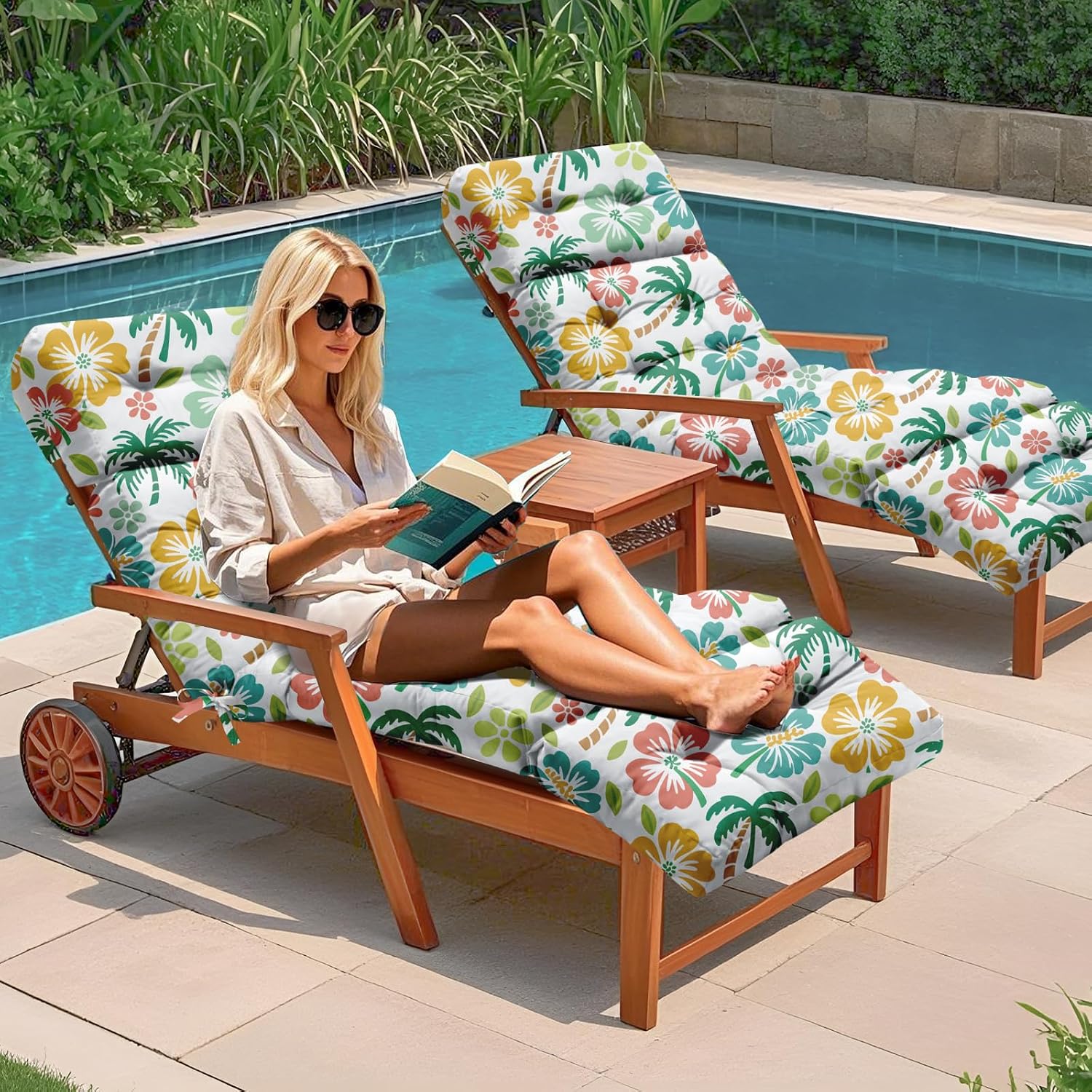 وسائد كرسي استرخاء خارجي مقاوم - مراجعة Outdoor Furniture Replacement Fabric وسعره
