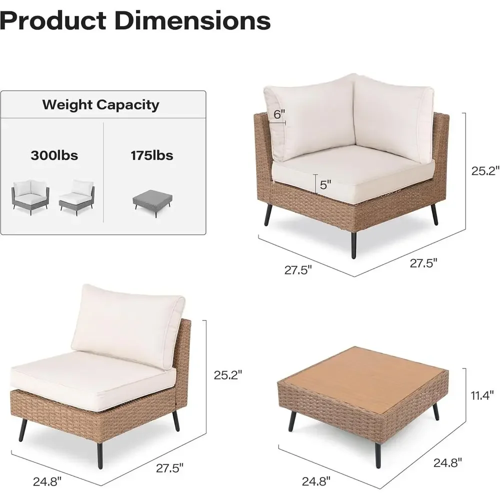 مجموعة أريكة مكونة من 7 قطع مص - مراجعة Outdoor Furniture One Piece وسعره