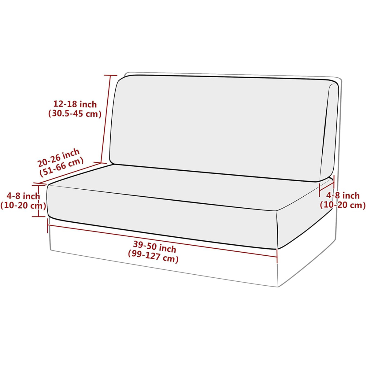 غطاء وسادة مقعد RV كشك ، غلاف  - مراجعة Outdoor Furniture Cushions 22 X 22 وسعره