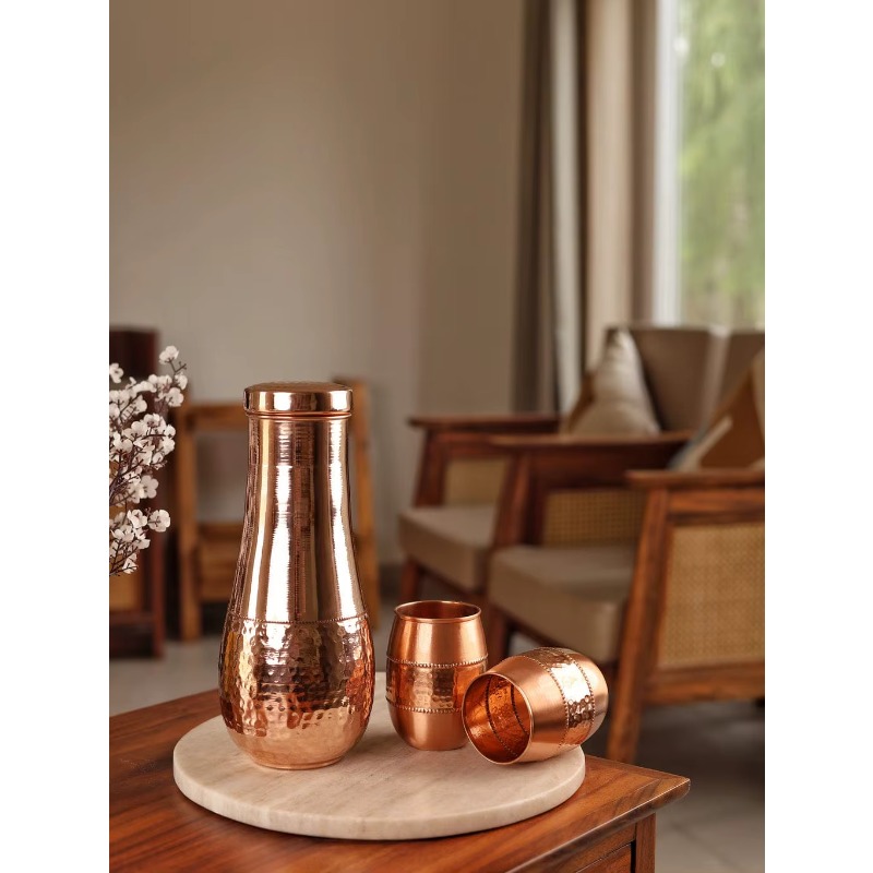 إبريق ماء نحاسي أملس سعة 1500  - مراجعة Outdoor Furniture Vintage وسعره