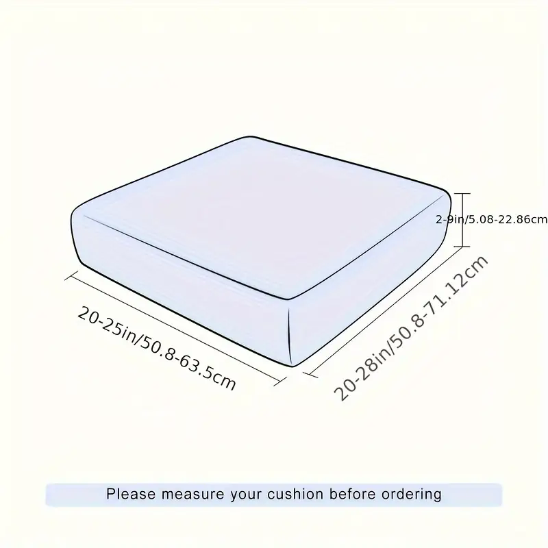 غطاء أريكة مرن بلون موحد، غطاء - مراجعة Outdoor Furniture Cushions 22 X 22 وسعره