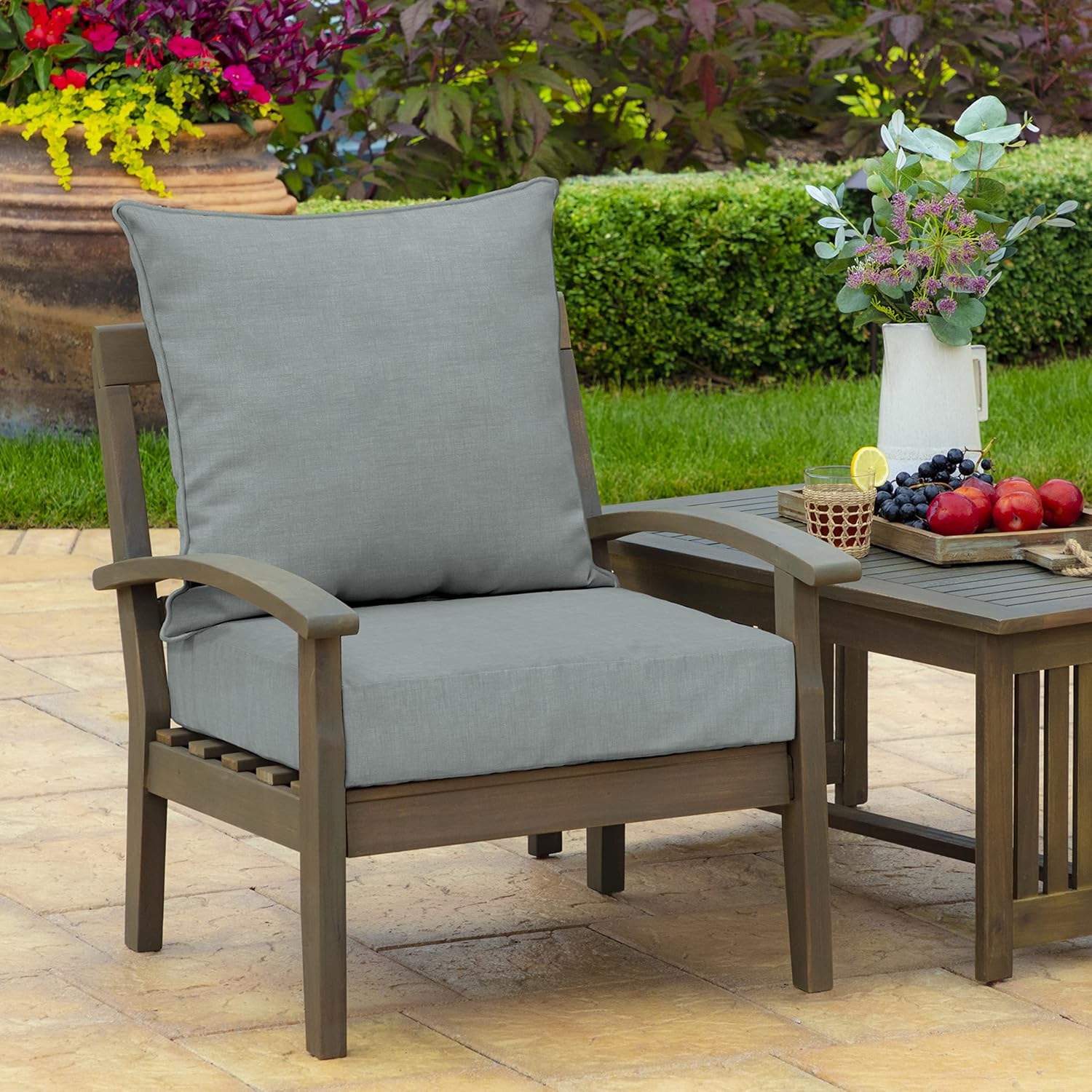 مخصص الكتان مقعد/وسائد الظهر م - مراجعة Outdoor Furniture Cushions 22 X 22 وسعره