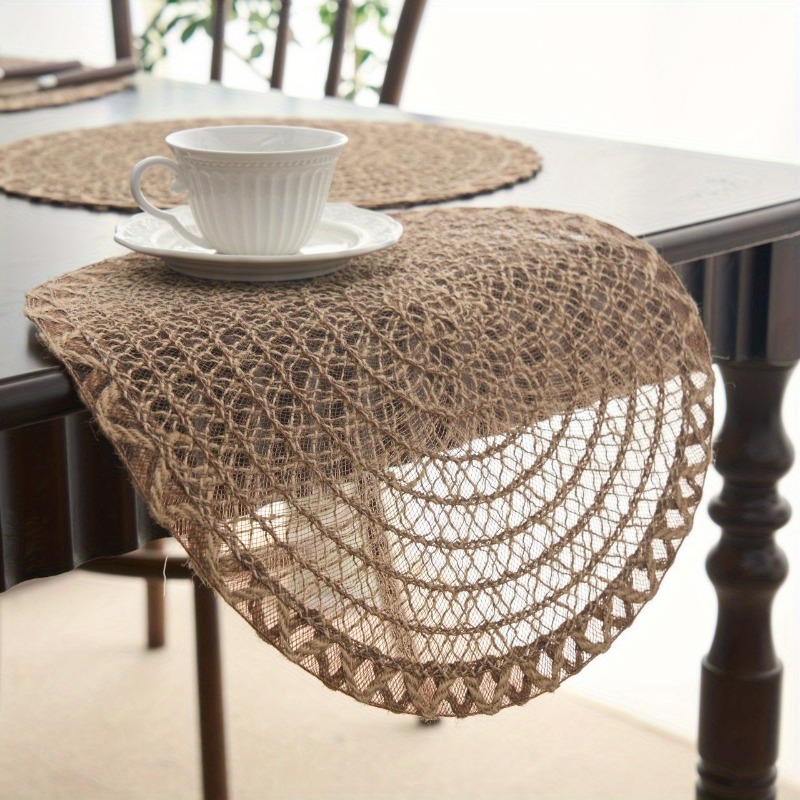 1/4/6/12 قطعة المفارش المنسوجة - مراجعة Outdoor Furniture Vintage وسعره