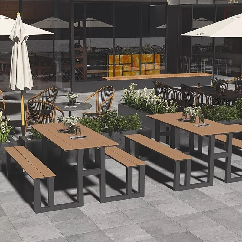 طقم طاولة وكراسي حديدية مصنوعة - مراجعة Outdoor Furniture One Piece وسعره